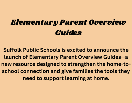 Elementary Parent Overview Guides